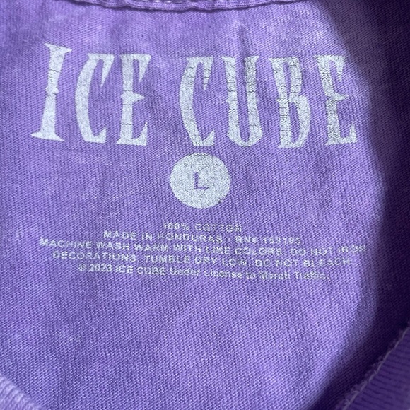 Ice Cube T-shirt Purple Size large It was a good day West Coast original - Picture 4 of 5